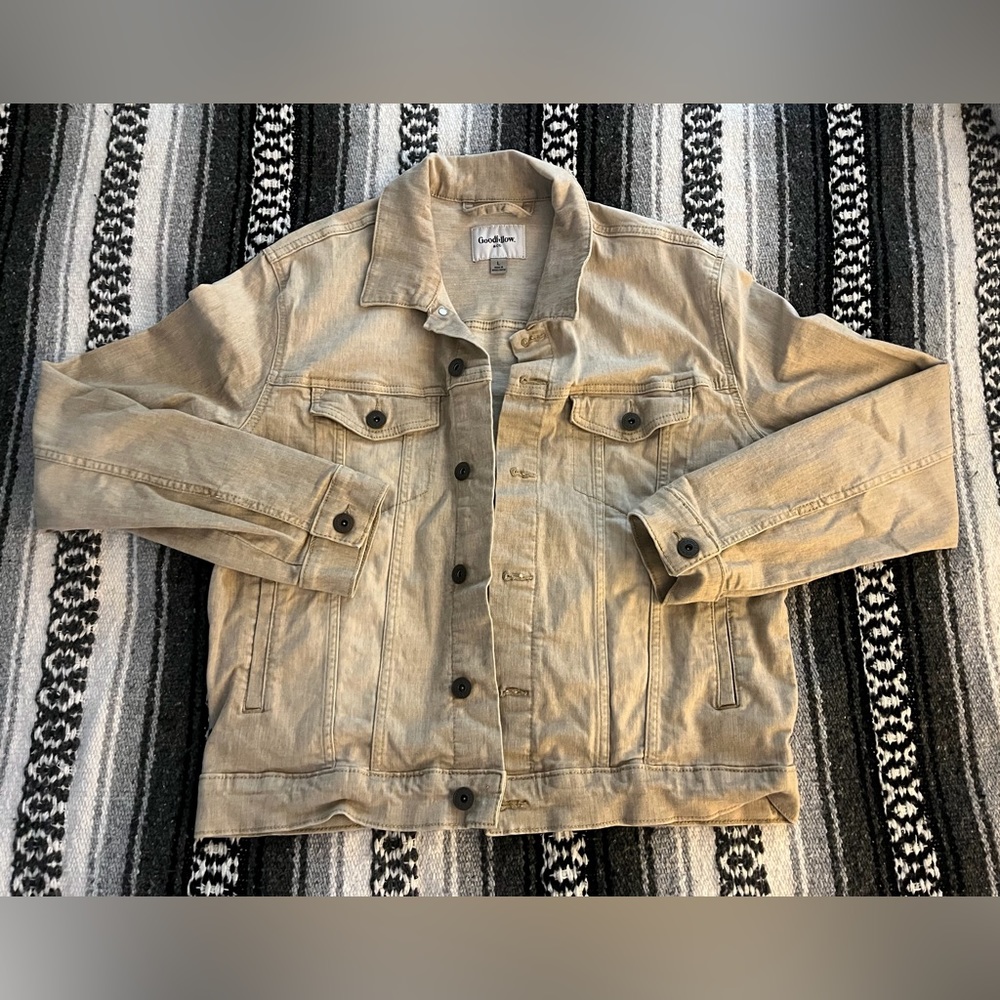 Tan denim jacket